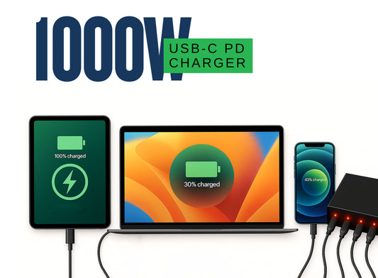 Power Up Smarter: 1000W USB-C Charging Stations for Schools, Hospitals, and Workspaces