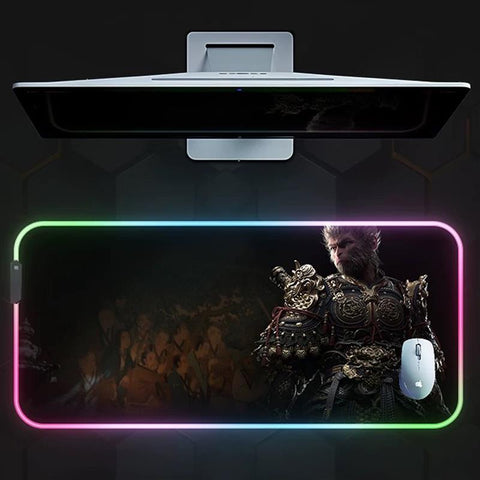 Gaming Mouse Pad, Large Extended Glowing Led Mousepad with USB 900MM x 400MM