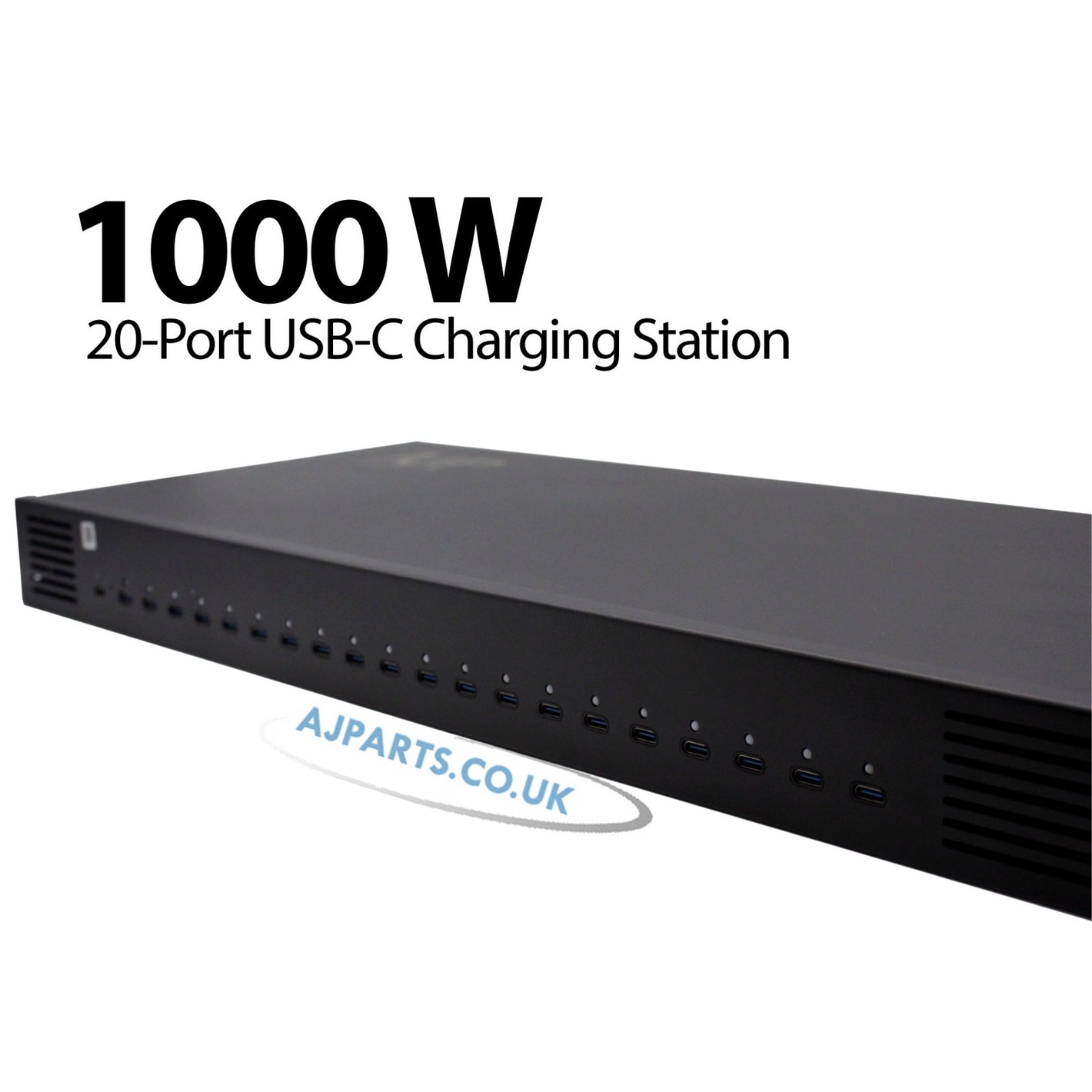 AJP 1000W USB-C Charging Station 20 in 1 for Laptops, Tablets, Phones