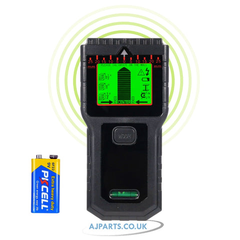 Stud Finder Wall Detector 5-in-1 Joist, Pipe, Wire & Metal Detection LCD Display