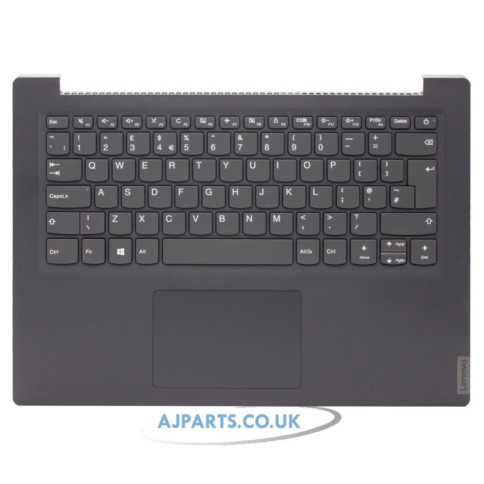 Power4Laptops UK Layout Black And Grey Replacement Laptop Keyboard Compatible With Advent KF-04B2-UK03A