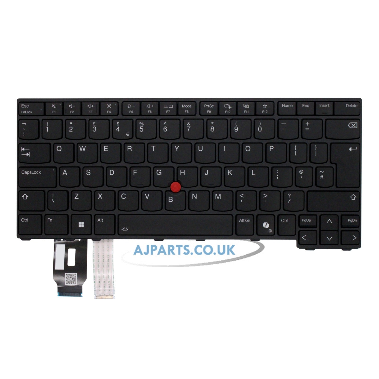 Lenovo 5N21M37966 Backlit UK Layout Replacement keyboard with Pointing