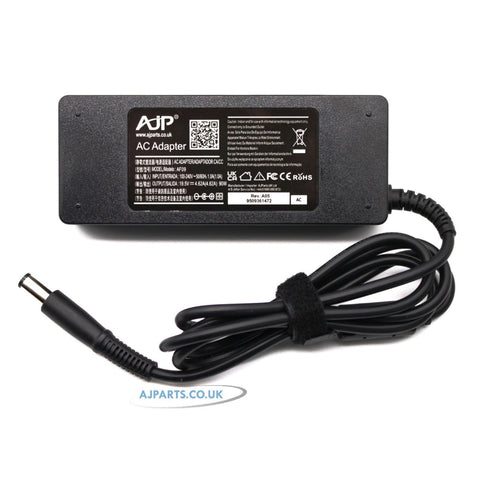 Dell Studio 1745 90W 7.4mm x 5.0mm Tip AJP Replacement Laptop AC Adapter Charger