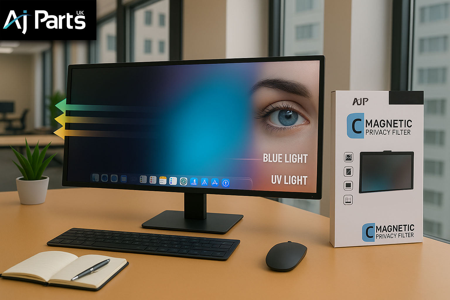 Shield Your Screen, Protect Your Eyes: Monitor Privacy Filter for Offi