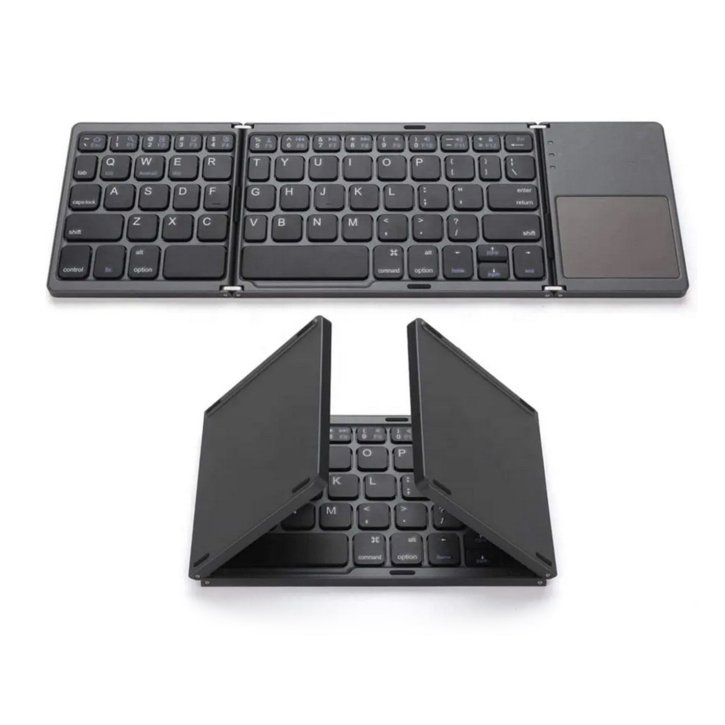 Pocket-Size Foldable Bluetooth Keyboard with Touchpad