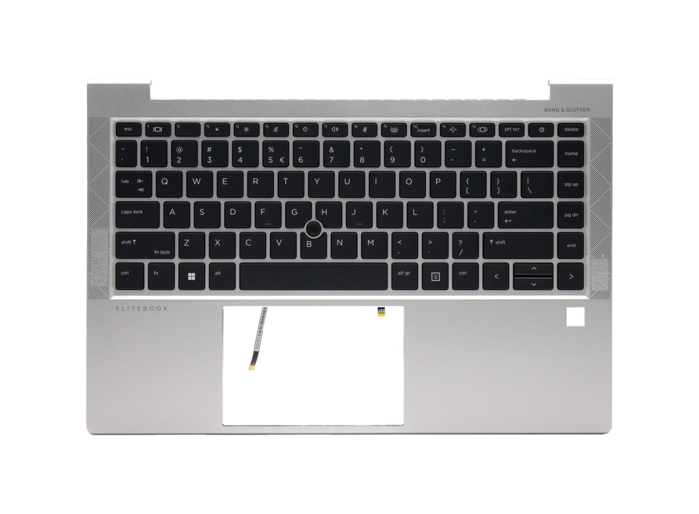 Compatible With M07090-B31 Layout Backlit Palmrest Cover Laptop Keyboard With TrackPoint