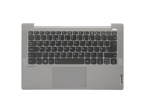 Replacement For Lenovo Ideapad 5-14IIL05 Silver Palmrest Upper Backlit Keyboard Bezel Touchpad UK