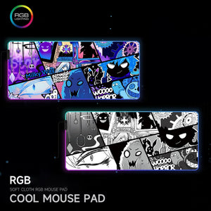 Gaming Mouse Pad, Large Extended Glowing Led Mousepad with USB 900MM x 400MM