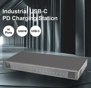 1000W 16-Port USB-C Charging Station – High-Power PD3.0 & QC5 Fast Charging