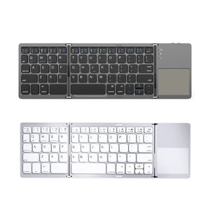 Pocket-Size Foldable Bluetooth Keyboard with Touchpad