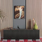 Acoustic Wood Slat Wall Panel - 240cm x 60cm - Walnut Colour