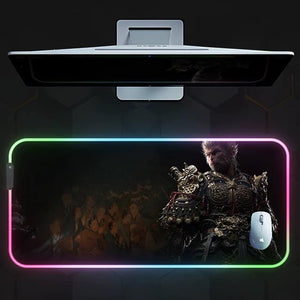 Gaming Mouse Pad, Large Extended Glowing Led Mousepad with USB 900MM x 400MM