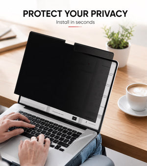 14.0" Magnetic Laptop Privacy Screen Filter (16:10) – Anti-Spy & Anti-Glare Shield