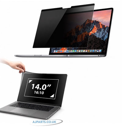 14.0" Magnetic Laptop Privacy Screen Filter (16:10) – Anti-Spy & Anti-Glare Shield