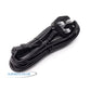 3M 5A UK 3-Pin Plug (M) to IEC C13 (F) Kettle Lead Power Cable Black Mains Power Cord