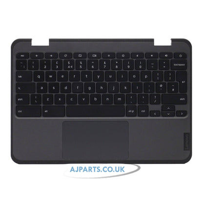 Lenovo 100e Chromebook Gen 3 (Type 82J8) Palmrest UK Layout Replacement Laptop Keyboard with Trackpad