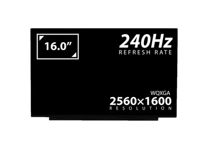 AUO B160QAN02.Z / Dell 0RHJNF RHJNF 16" 2560x1600 WQXGA LED LCD 240Hz Replacement Laptop Screen
