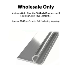 Wholesale Only - Rail Aluminium - 5 meters in length