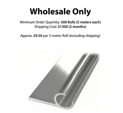 Wholesale Only - Rail Aluminium - 5 meters in length