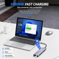 9-in-1 USB C M.2 SSD Enclosure Docking Station 10Gbps 4K HDMI 100W PD USB 3.2 SD TF RJ45 Ethernet