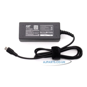 AJP 20V 2.25A 45W USB-C Tip Laptop Replacement AC Adapter Charger