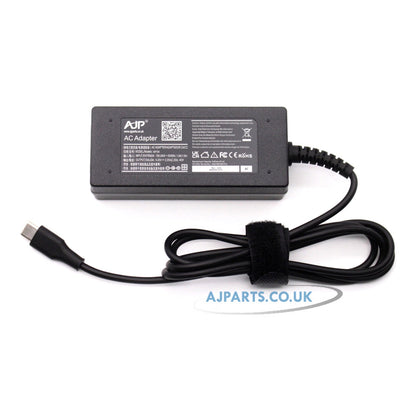 AJP 20V 2.25A 45W USB-C Tip Laptop Replacement AC Adapter Charger