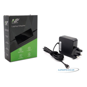 New AJP 90W 20V 4.5A USB-C PD GaN Laptop AC Adapter Charger