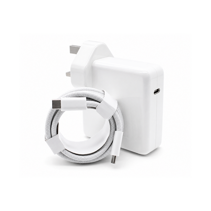 AJP 140W USB-C PD 3.1 Fast Charger UK Plug with 2M USB-C to USB-C Braided Cable