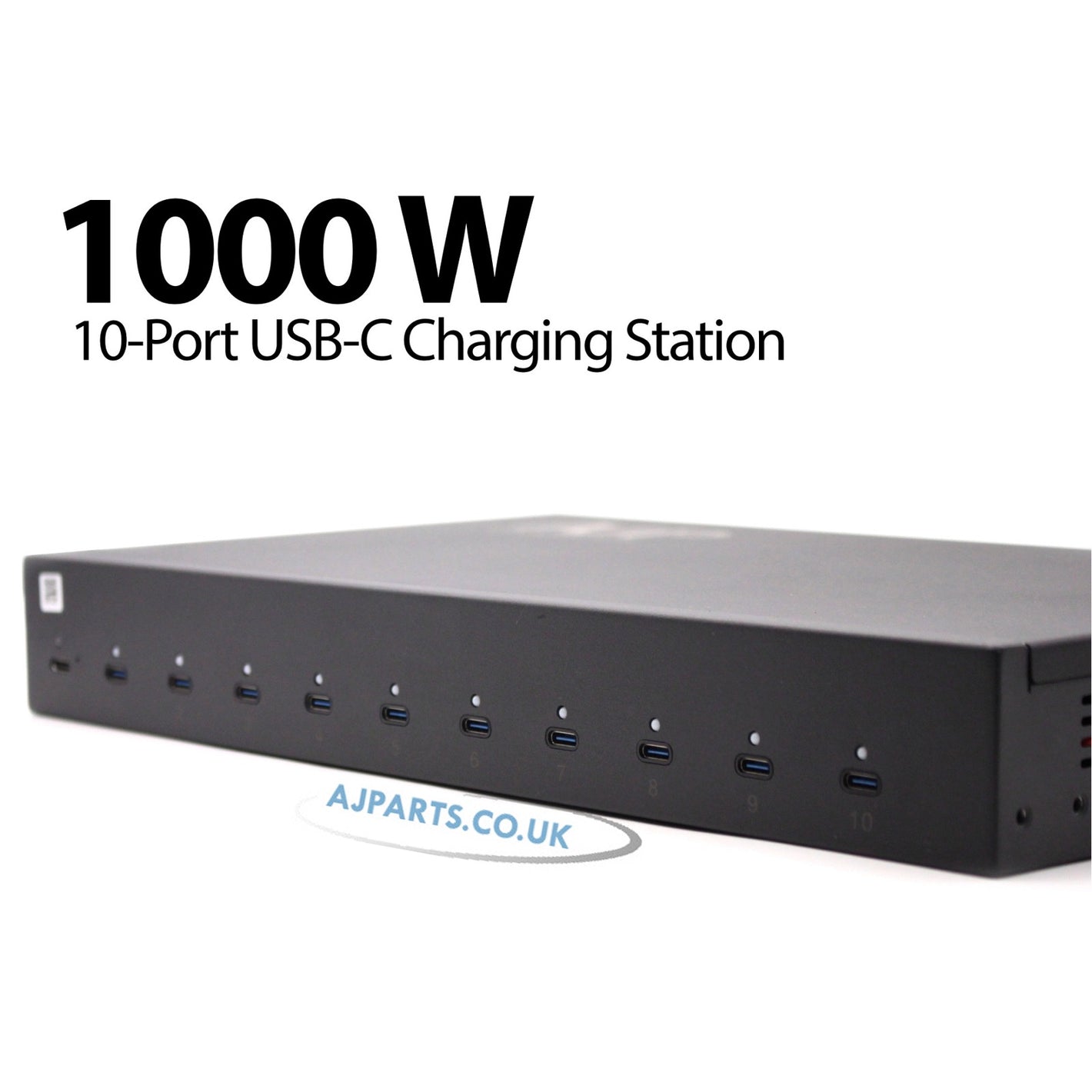 AJP 1000W USB-C Charging Station 10 in 1 for Laptops, Tablets, Phones