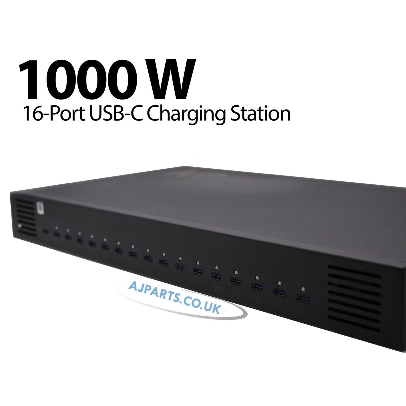 AJP 1000W USB-C Charging Station 16 in 1 for Laptops, Tablets, Phones
