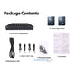 AJP 1000W USB-C Charging Station 10 in 1 with Stand for Laptops, Tablets, Phones