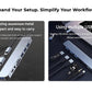 8-in-1 USB-C & USB Hub Adapter Multiport Dock with 5 USB Ports, SD/TF Card Reader, 3.5mm Audio & PD Fast Charging