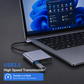 AJP 3-in-1 USB-C Hub Adapter with HDTV 4K@30Hz, USB 3.0 5Gbps & 100W PD Charging