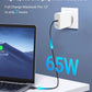 Lenovo Yoga Slim 6 14APU8 (82X3003NMH) 65W Dual Port USB-C & USB-A White Wall Plug AJP Replacement Charger