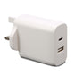 Lenovo 4X21R04800 65W Dual Port USB-C & USB-A White Wall Plug AJP Replacement Charger