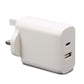 DJI Avata 2 AV2MF 65W Dual Port USB-C & USB-A White Wall Plug AJP Replacement Charger