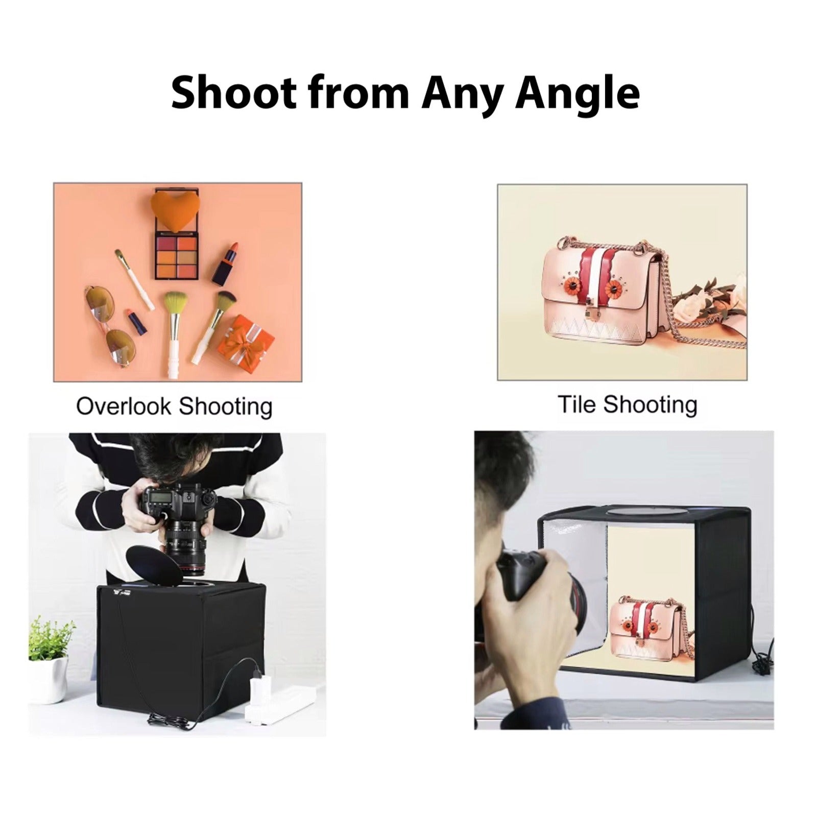 Portable Photo Studio Light Box Photography LED Mini Light Tent or Bac