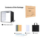 Portable Photo Studio Light Box Photography LED Mini Light Tent or Backdrop Photography Frame Medium 30 Cm