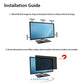 21.5" 16:09 Aspect Ratio Magnetic Privacy Screen Protector For Desktop Monitor