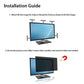 23.8" Monitor Privacy Screen Filter 16:9 Magnetic Anti-Spy Anti-Glare Removable Blue Light Protection