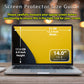 14 Inch 16:9 Laptop Privacy Screen Filter - Anti Scratch Anti Blue Light Glare