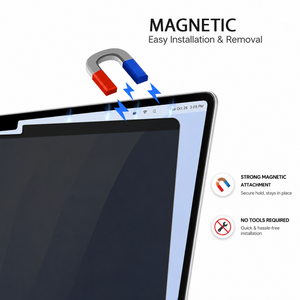 14.0" Magnetic Laptop Privacy Screen Filter (16:10) – Anti-Spy & Anti-Glare Shield