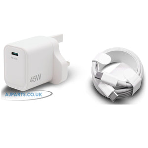 Samsung Galaxy S25+ 5G AI Smartphone 45W USB Type-C QC 3.0 PD Wall Fast Charging Replacement Adapter