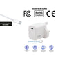 Dell Latitude 9430 2-IN-1 45W USB-C PD 3.0 White Wall Plug AJP Replacement Charger