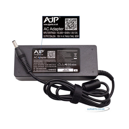 For Asus X72F 90W Power Charger 5.5MM x 2.5MM AJP Replacement Laptop Adapter