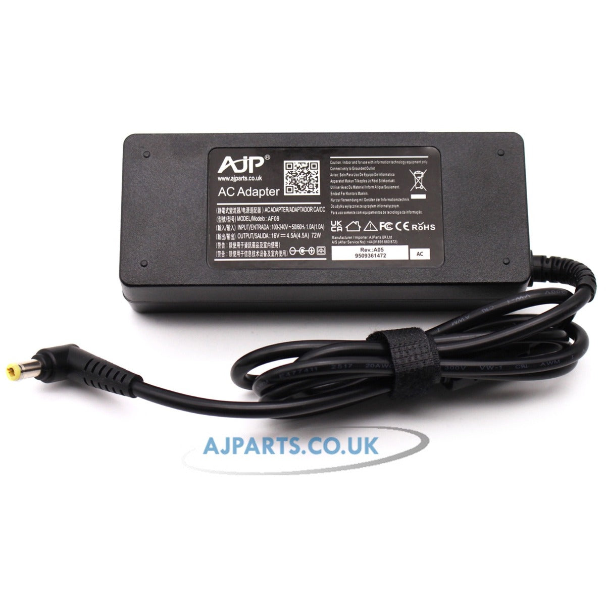 Panasonic Toughpad FZ-X1 72W 5.5MM x 2.5MM Pin AJP Replacement Laptop Charger