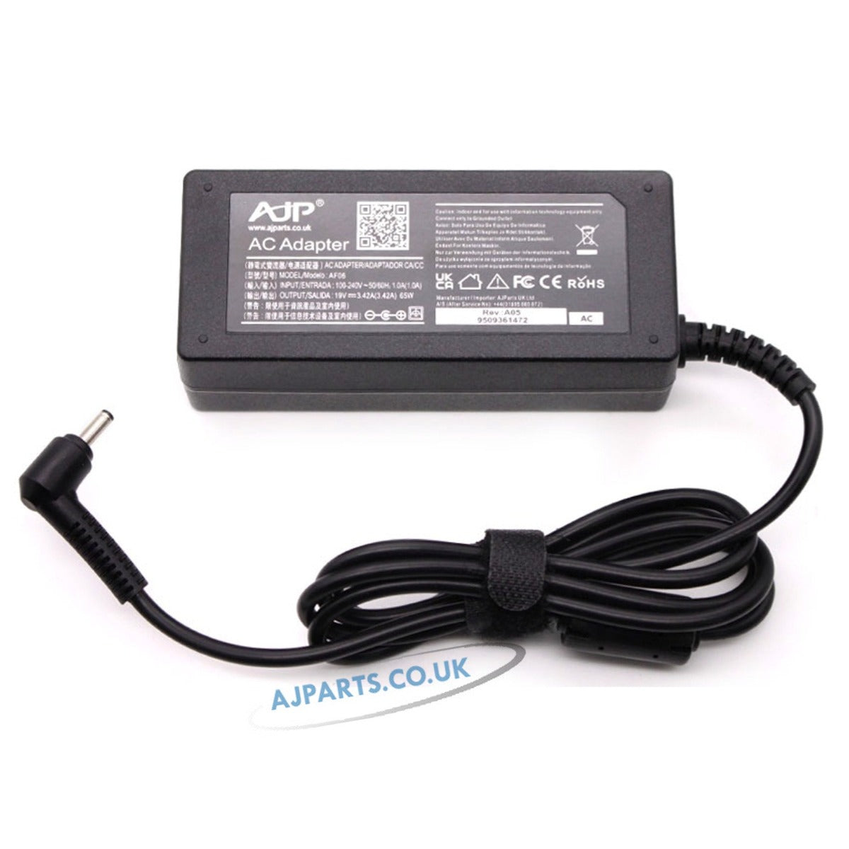 Dynabook Toshiba Setellite Pro C50-H-11J 65W Power Supply 3.5MM x 1.35MM AJP Laptop AC Adapter Charger