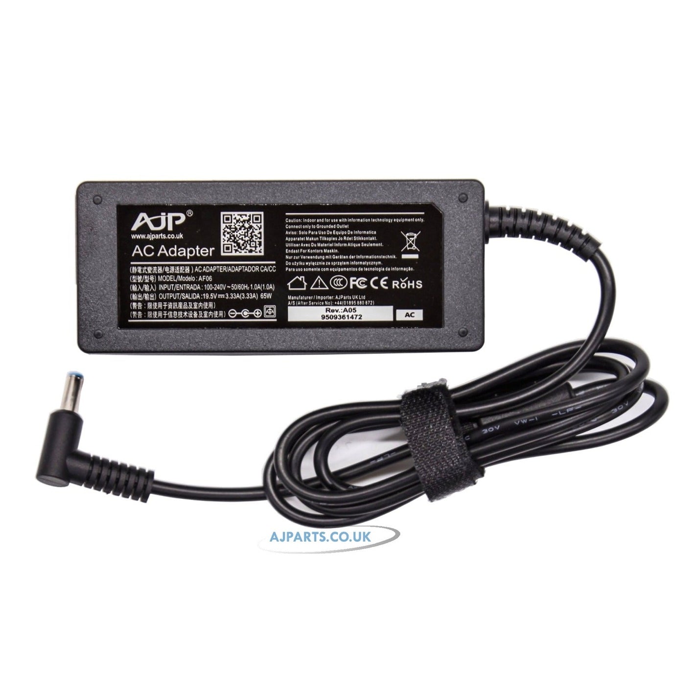 For HP Pavilion 14-AB004TU 65W 4.5MM x 3.0MM AJP Replacement Laptop Adapter