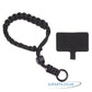 Universal Phone Anti-Theft Lanyard Braided Wrist Strap/Band Black