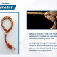 Universal Mobile Phone Anti-Theft Lanyard Braided Wrist Strap/Band Brown